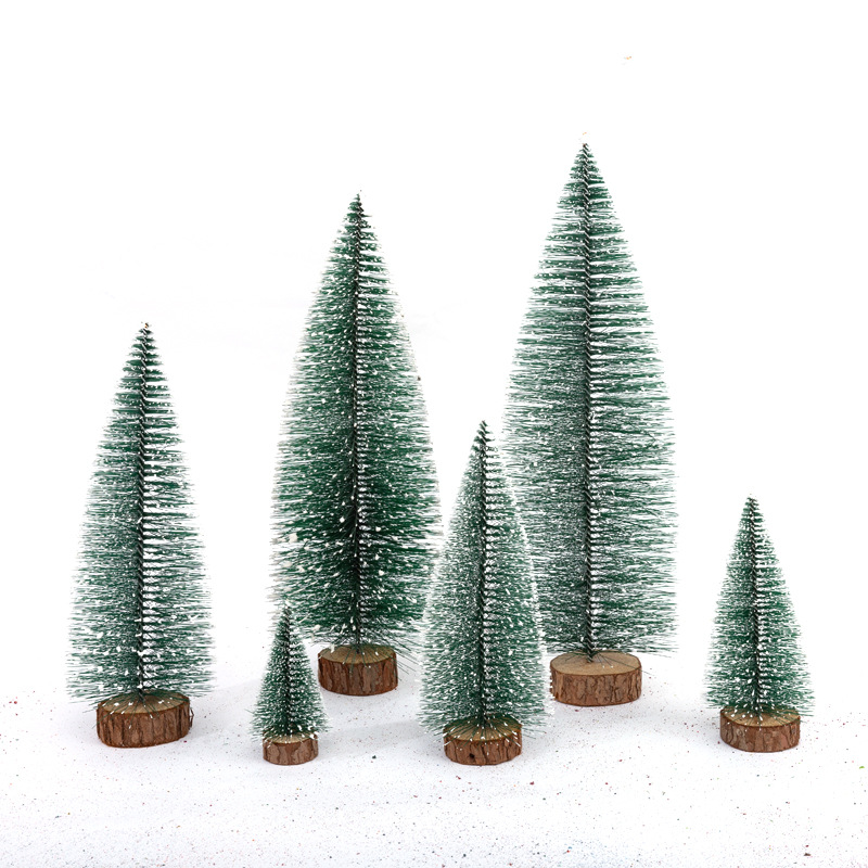 Mini Christmas Tree with Snow Effect