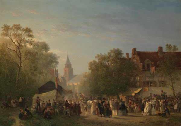 Fair in Scheveningen 1859