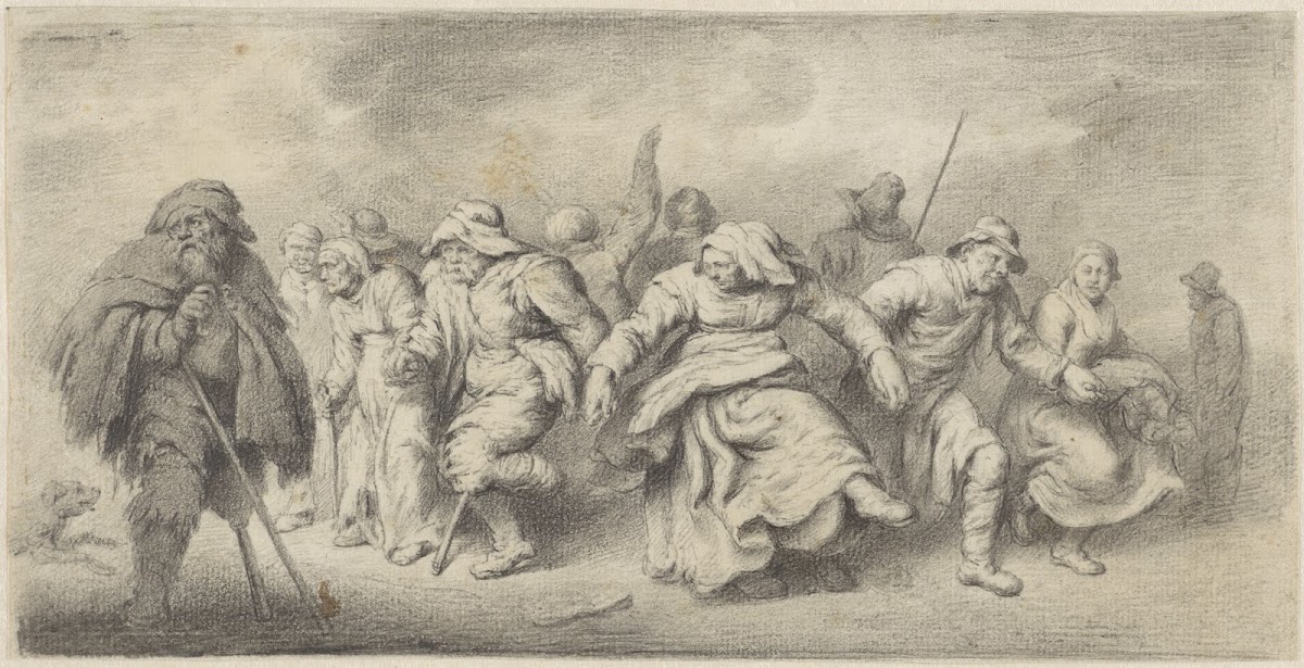 Dansende bedelaars