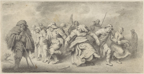 Dansende bedelaars