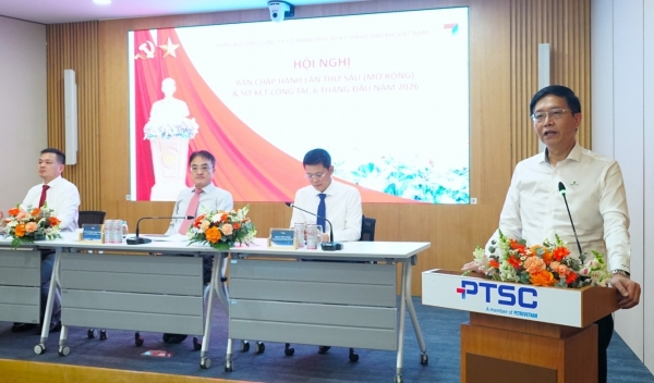 Thành công rực rỡ: PTSC hoàn thành vượt mức mọi chỉ tiêu quản trị 6 tháng đầu 2026