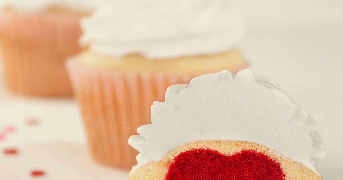 Cupcake trái tim