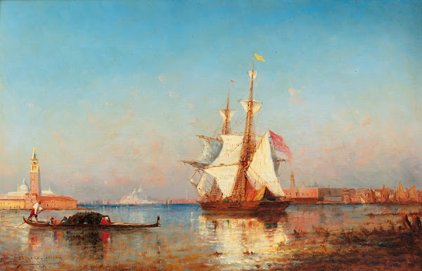 Sailing Boats Venice Beyond 1869