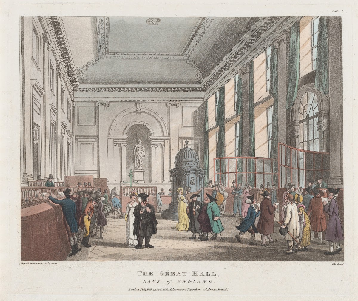 The Great Hall Bank of England 1808
