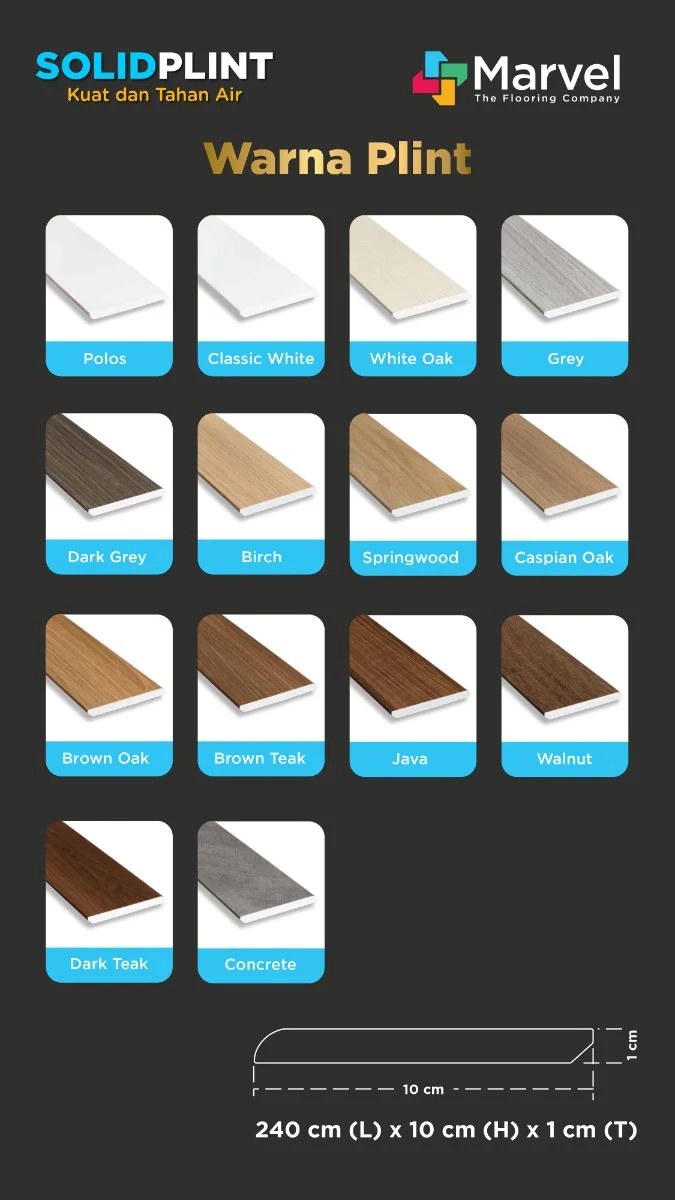 plint vinyl pasang profesional yogyakarta