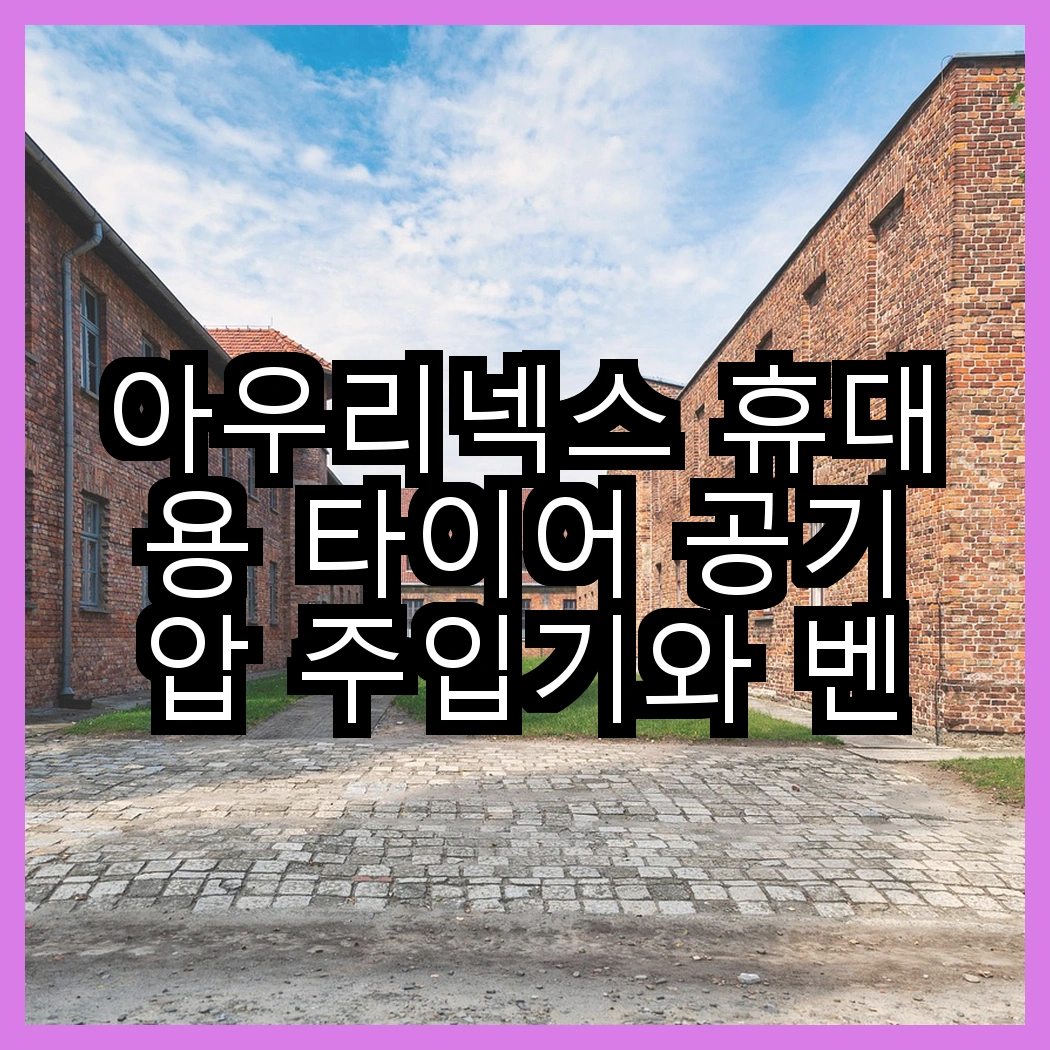 아우리넥스 휴대용 타이어 공기압 주입기와 벤딕트 무선 공기압 주입기, 어떤 기능이 더 매력적일까? 썸네일