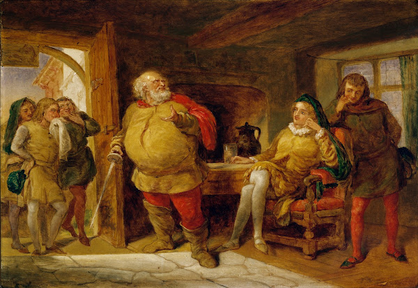 Falstaff at the Boars Head Tavern 1840