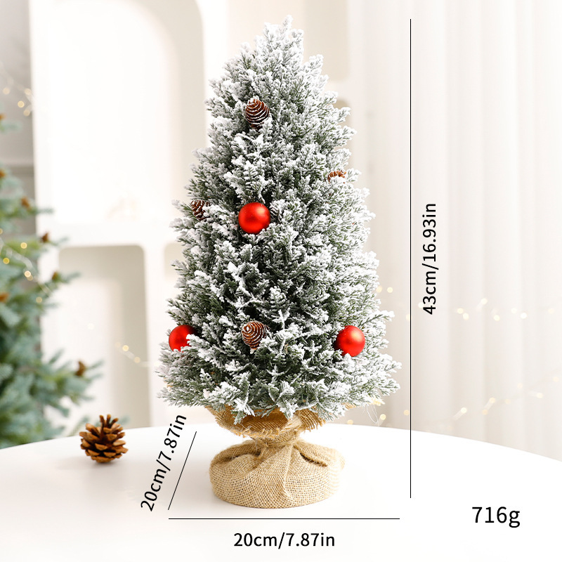 Dekorative Mini-Weihnachtsbaum-Tischdekoration
