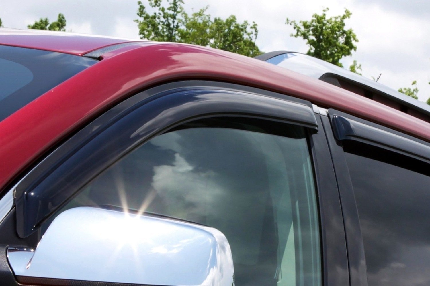 Дефлекторы окон черные Dodge RAM Crew Cab 2019-  AVS 94806