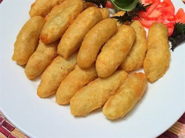 Khoai Lang Kén Chiên Giòn