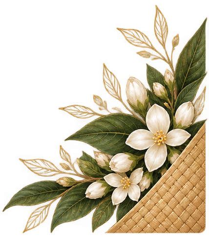Lower Right Floral Accent