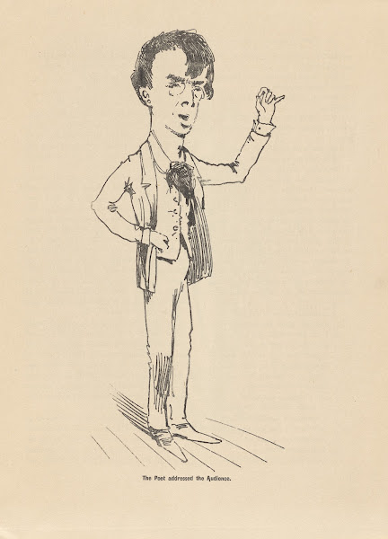 The poet addressed the audience 1907