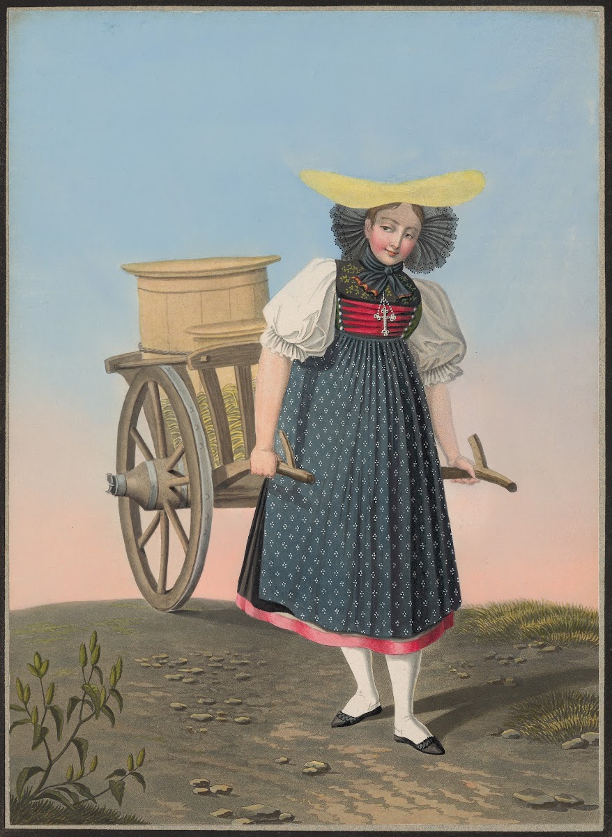 Marguerithe Schoeply Sommelière au Cabaret de lEtoile tout près de Soleure 1825