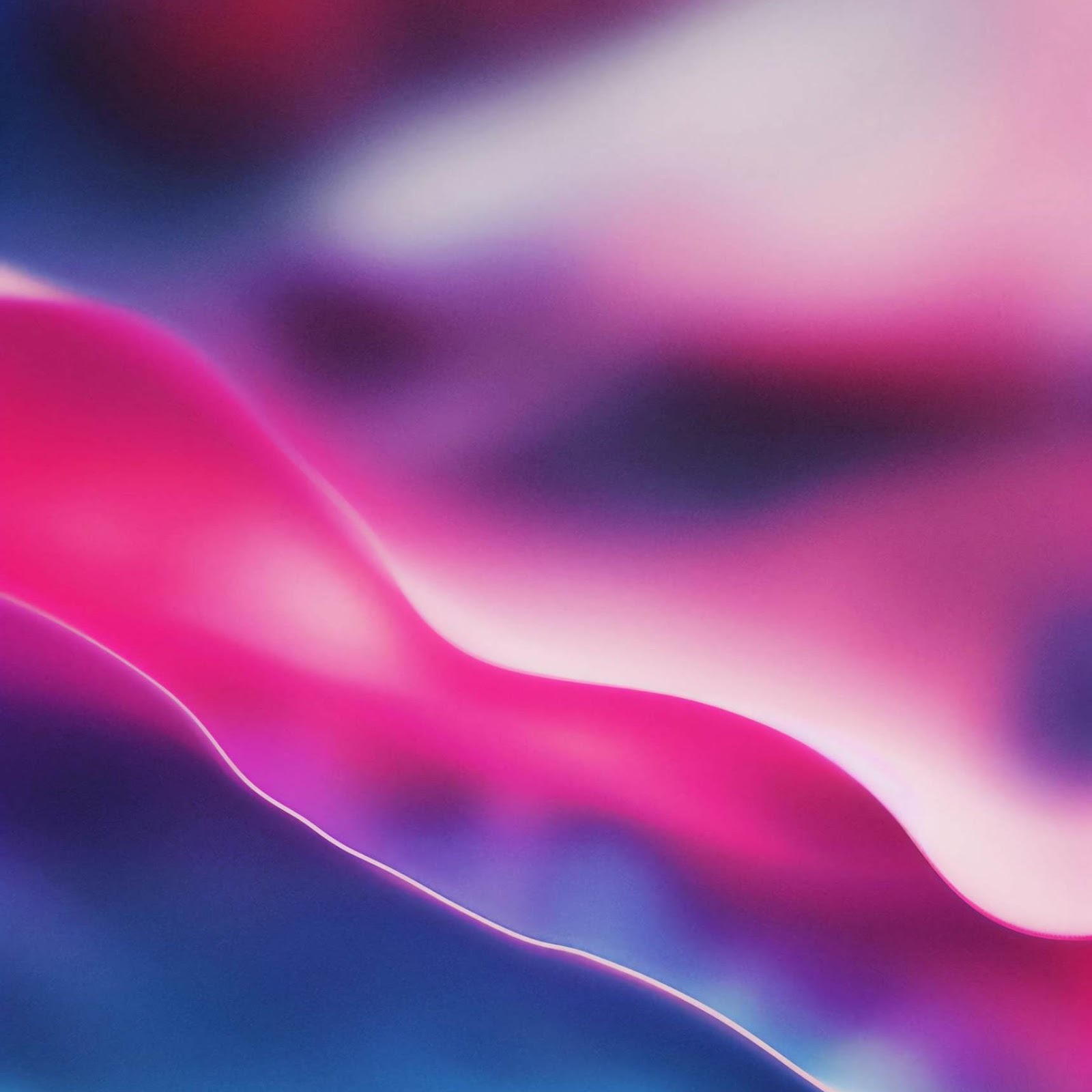 Download Flowing Magenta And Indigo Waves 2K iPhone