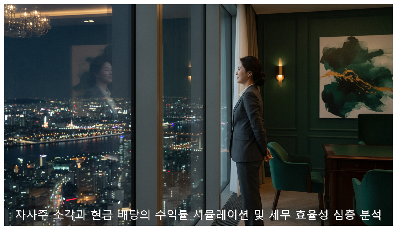 자사주 소각과 현금 배당의 수익률 시뮬레이션 및 세무 효율성 심층 분석 핵심 안내 및 분석 인포그래픽 (4)
