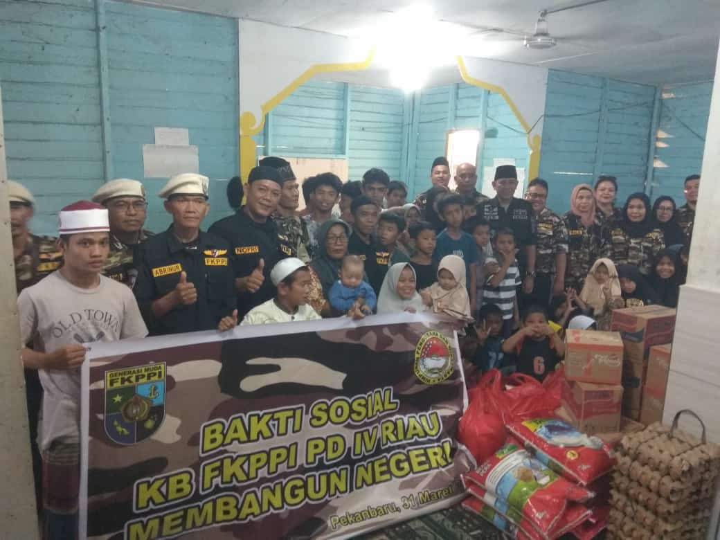 Di Bulan Penuh Berkah, PD IV FKPPI Riau Gelar Baksos Ke Panti Asuhan