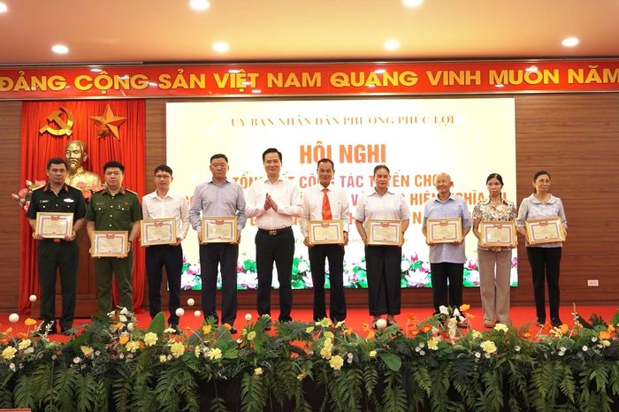 Phường Phúc Lợi tổng kết công tác tuyển quân năm 2026 - Đài Phát thanh và truyền hình Hà Nội
