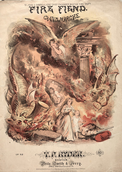 Fire Fiend  Sheet Music Cover c 1872