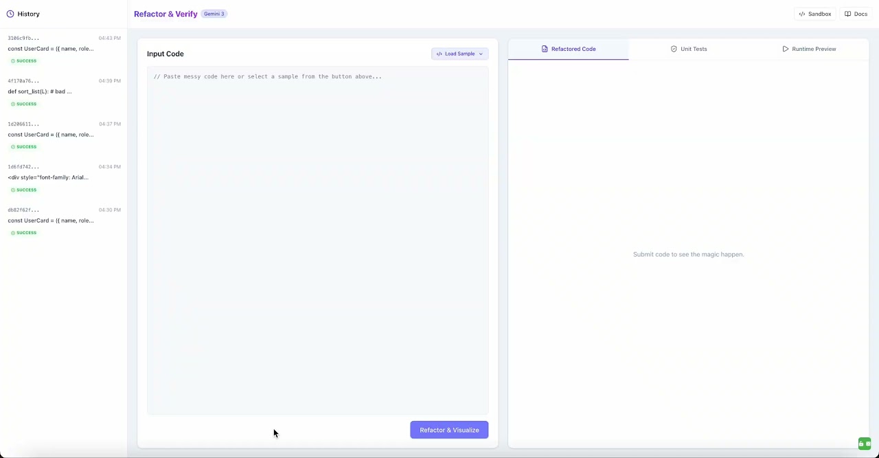 Code Corrector project preview
