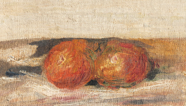 Nature morte Deux pommes circa 1900