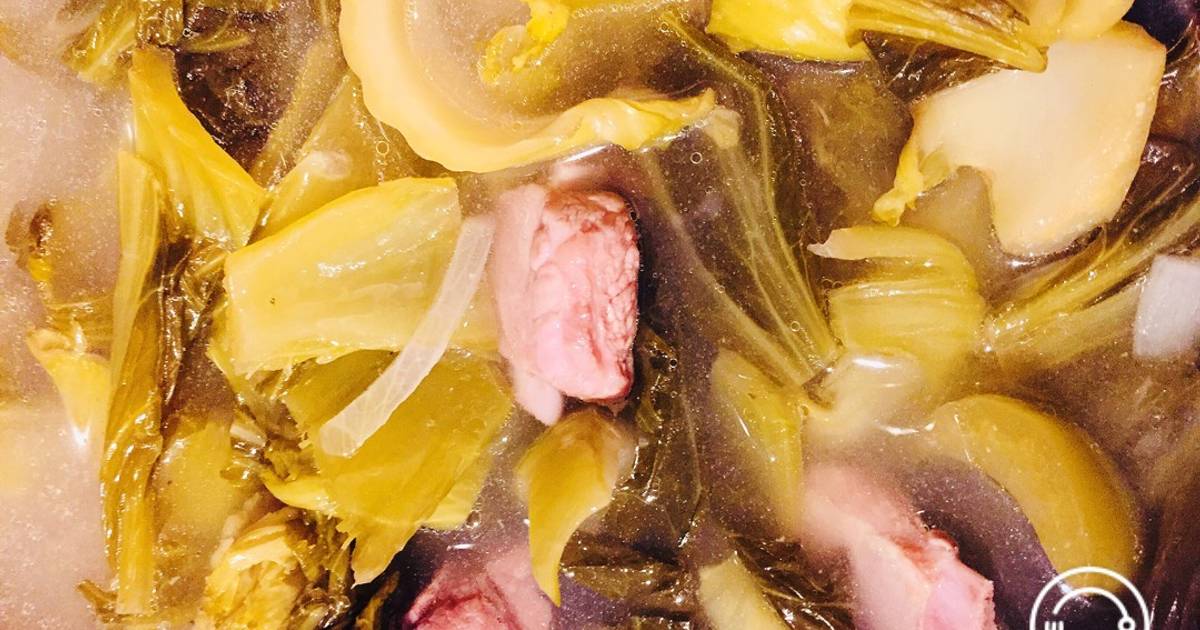 Canh dưa cải chua sườn non