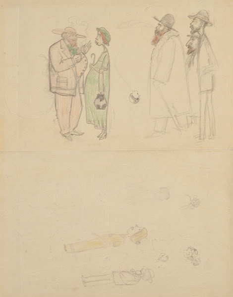 Caricatures de Paul Sérusier Marguerite Claude Sérusier Ker Xavier Roussel Pierr