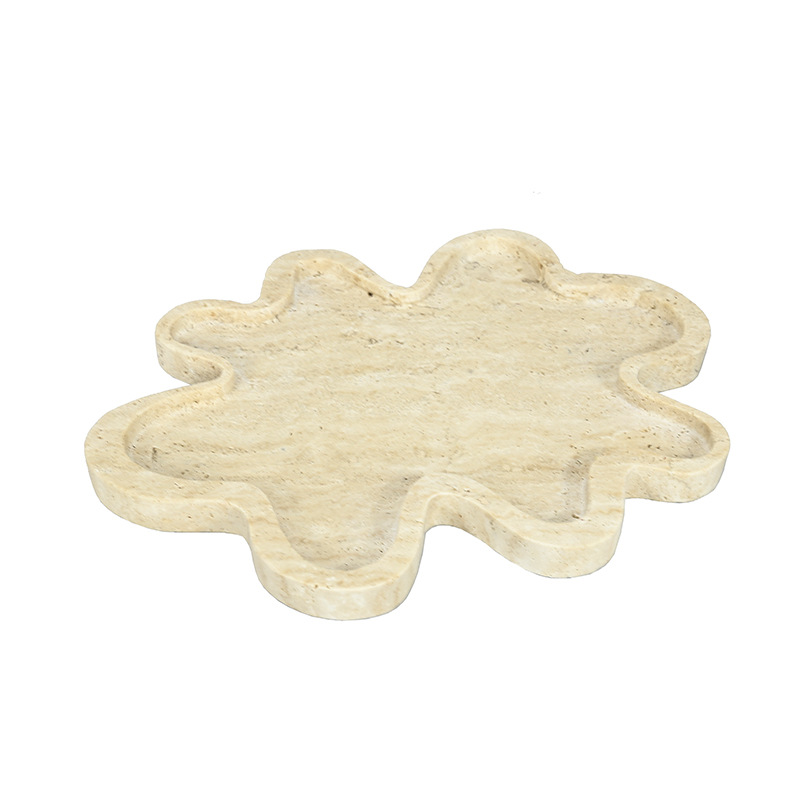 Marble tray, natural stone, modern
