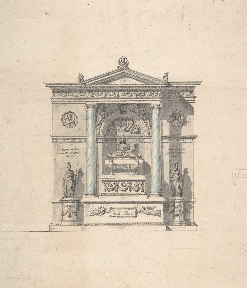 Elevation for a Wall Tomb
