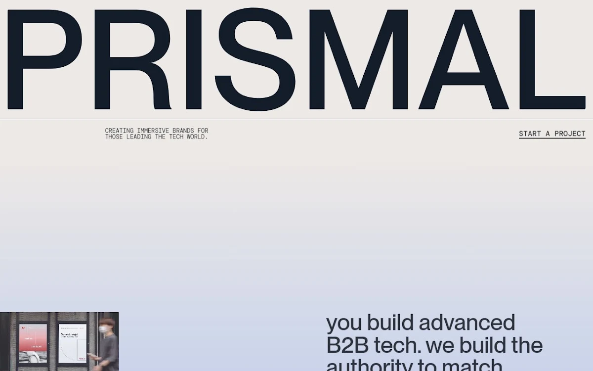 Captura de Prismal.io