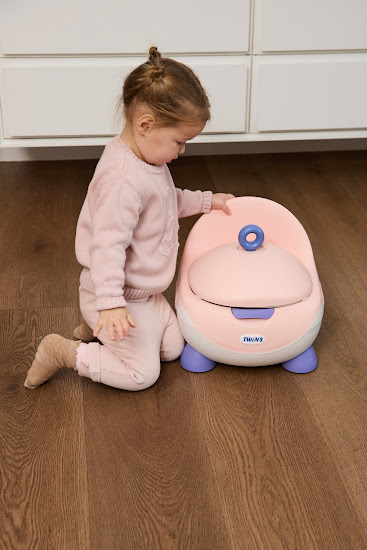 Children's potty Twins Penguin pink