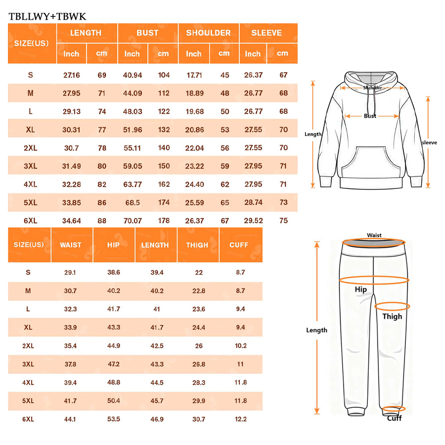 AOP Universal Micro Fleece Zip Up Hoodie + Universal Sweatpants Set