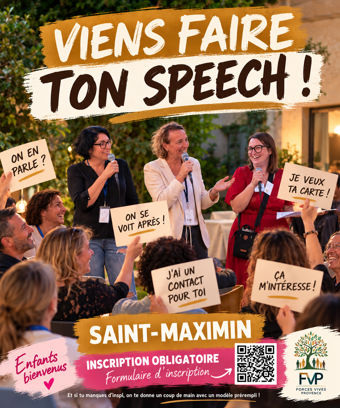 Viens faire ton speech