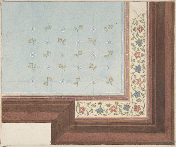 Design for Ceiling Hôtel Hope 1867