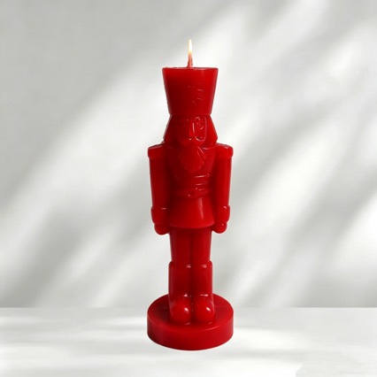 British-style nutcracker candle