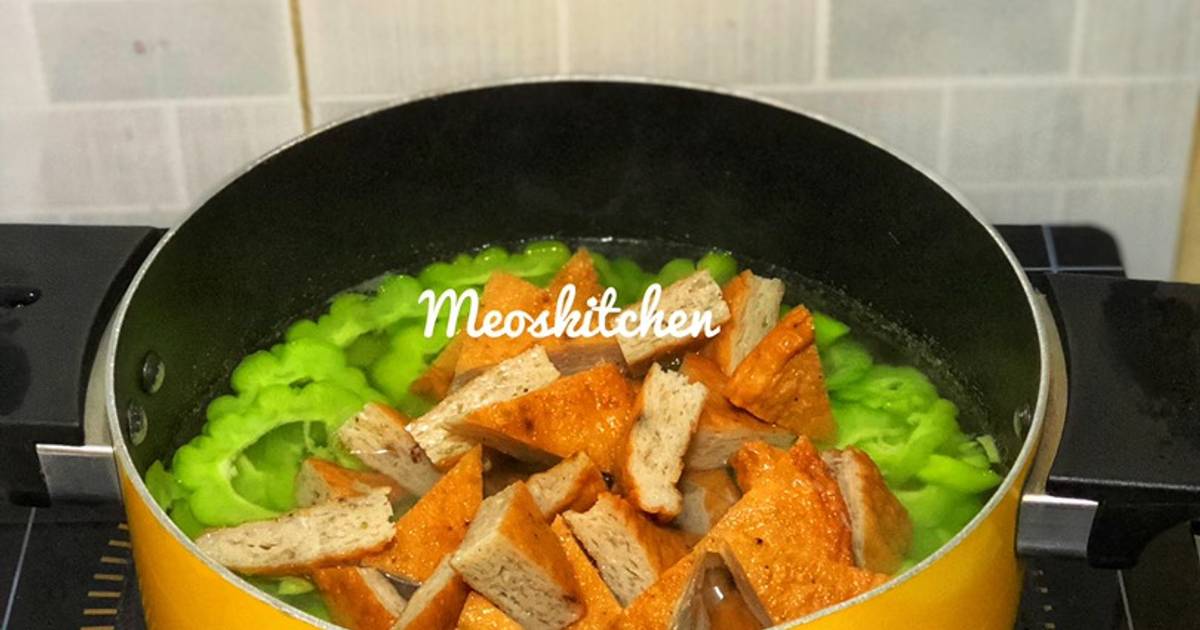 Canh Khổ Qua Nấu Chả Cá Rựa