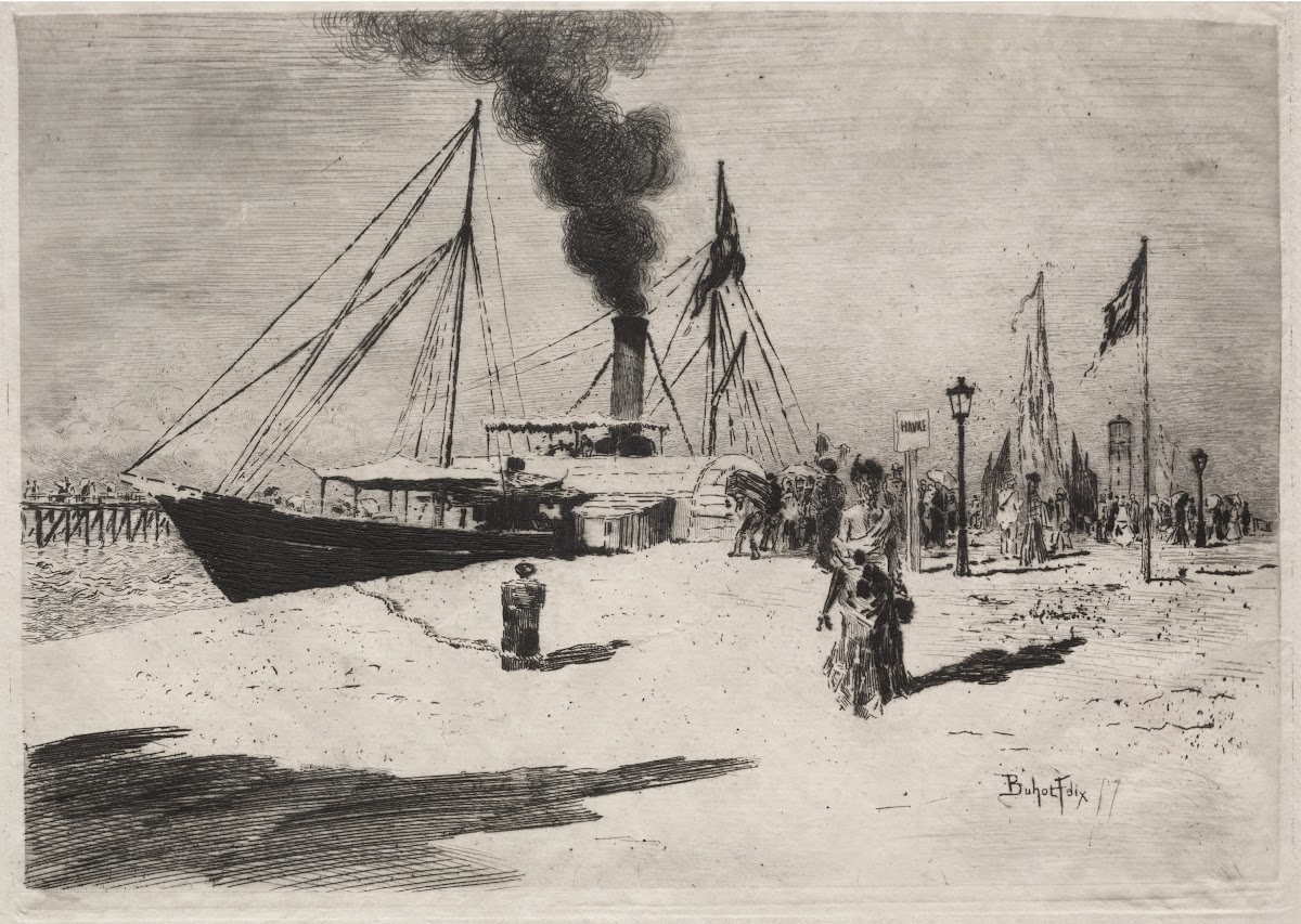 The Wharf at Trouville 1877
