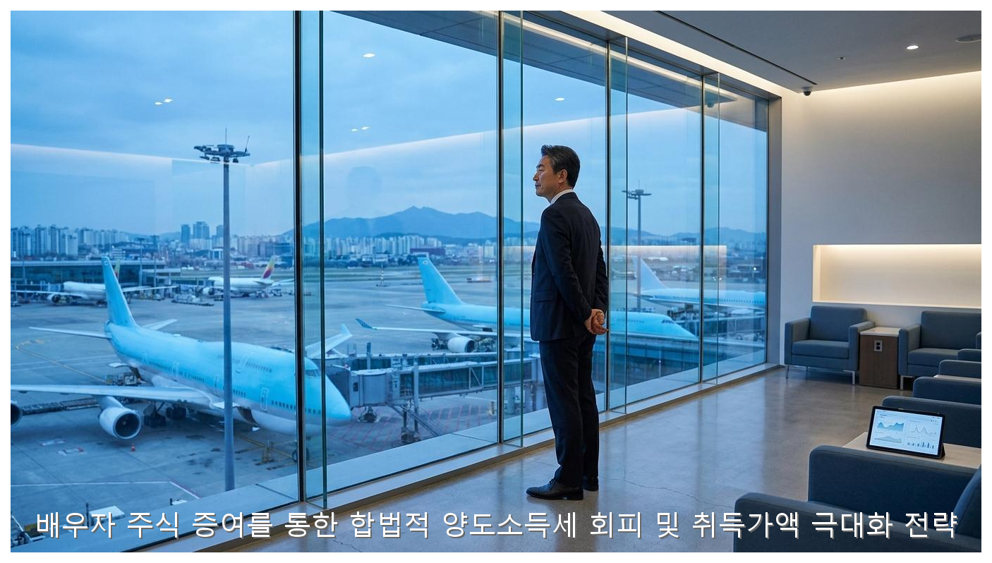 배우자 주식 증여를 통한 합법적 양도소득세 회피 및 취득가액 극대화 전략 핵심 안내 및 분석 인포그래픽 (6)