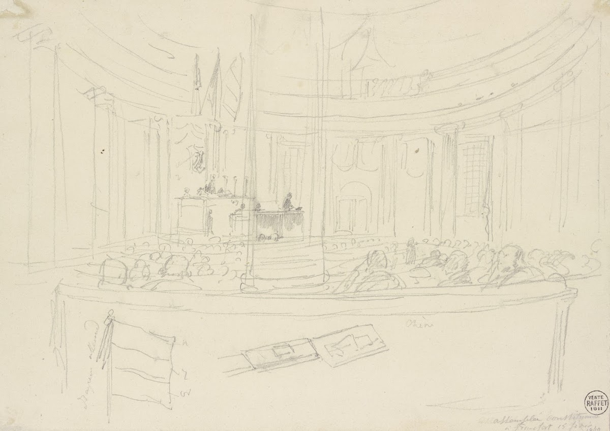 Nationalversammlung in der Frankfurter Paulskirche 1849 1849