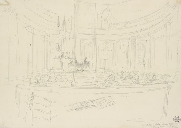 Nationalversammlung in der Frankfurter Paulskirche 1849 1849