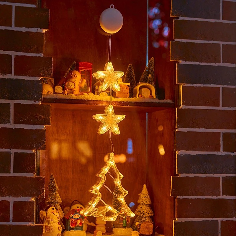 Decorative LED Suction Cup Light for Windows