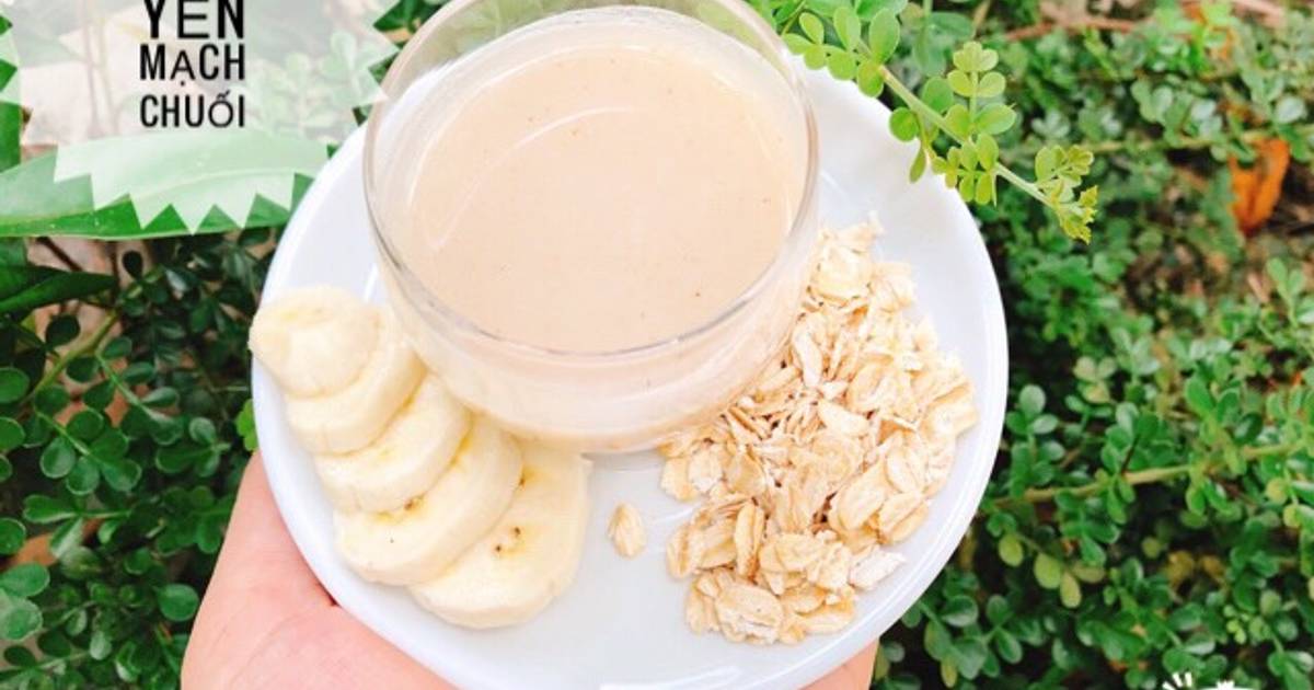 Ăn dặm - Sữa yến mạch chuối