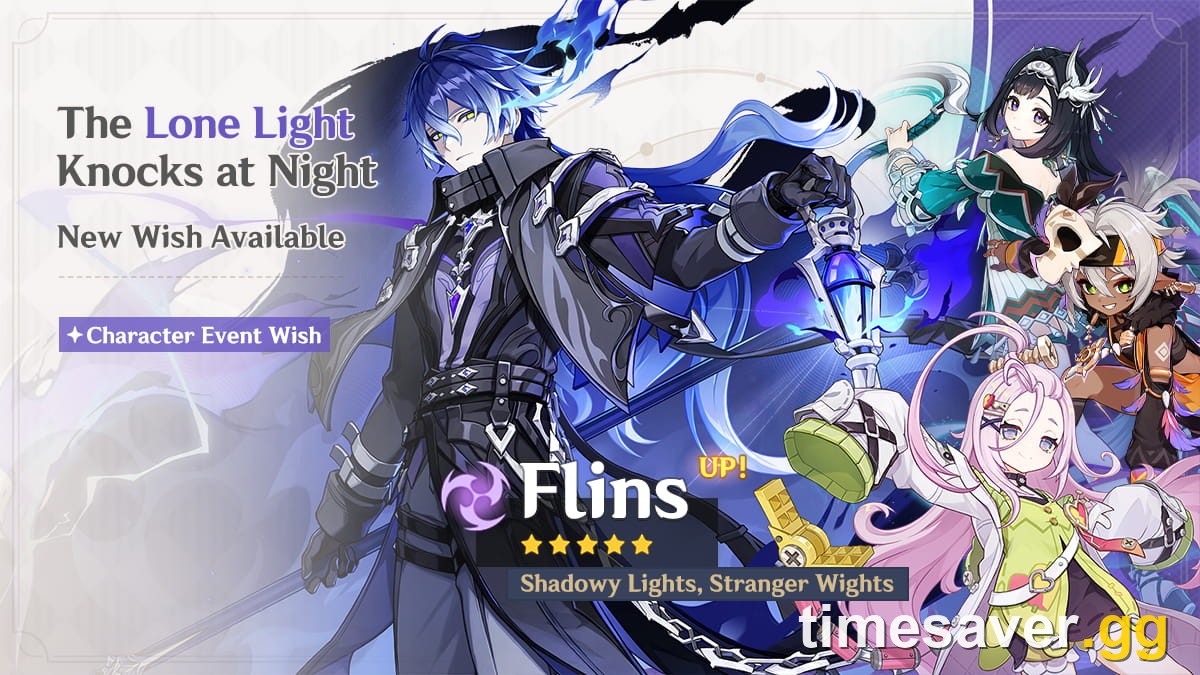 Flins current Genshin Impact Version 7.0 Phase II character banner