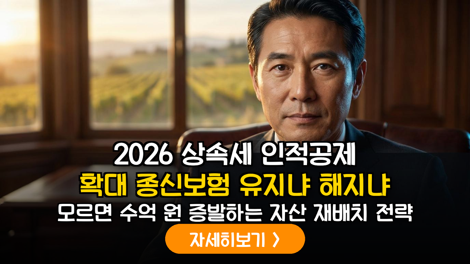2026년 상속세 인적공제 개편에 따른 종신보험 자산 가치 재평가 및 포트폴리오 조정 가이드