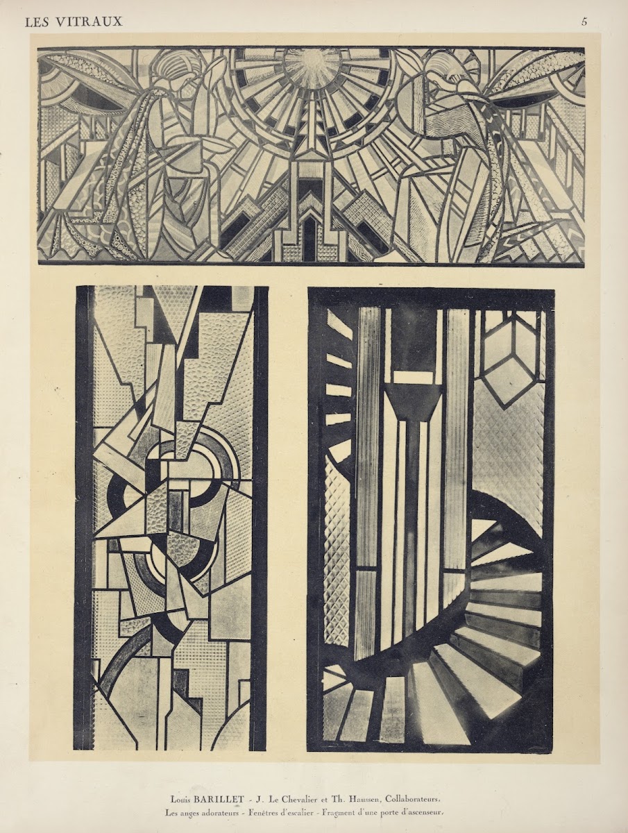 1 Les anges adorateurs au Salon dAutomne de 1924  2 Fenêtre descalier villa de M