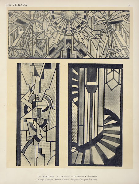 1 Les anges adorateurs au Salon dAutomne de 1924  2 Fenêtre descalier villa de M