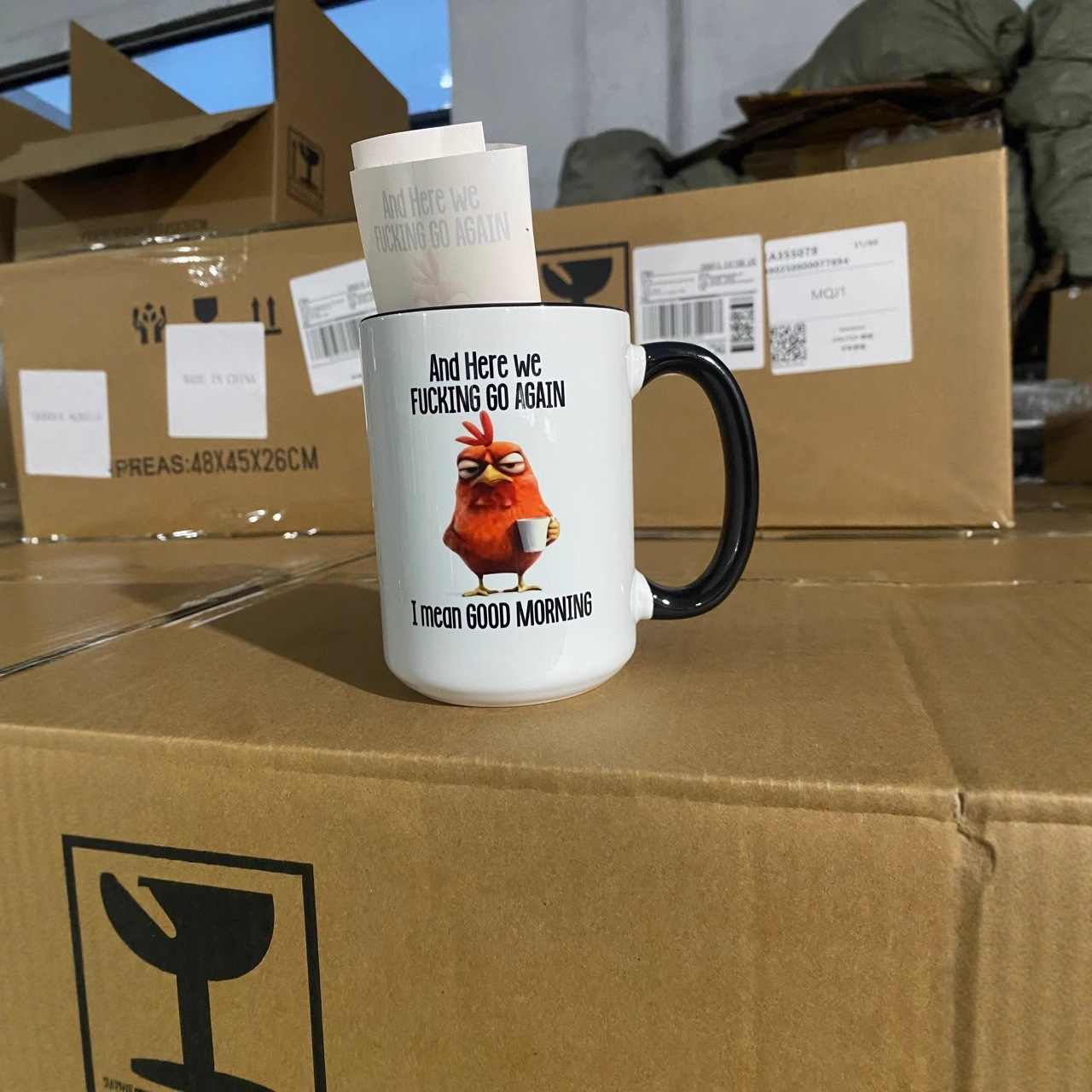 Keramik-Kaffeebecher, 350–450 ml