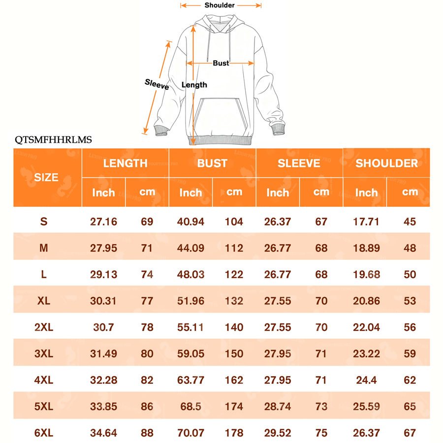 AOP QT Double Hood Composite Heavy Fleece Hoodie