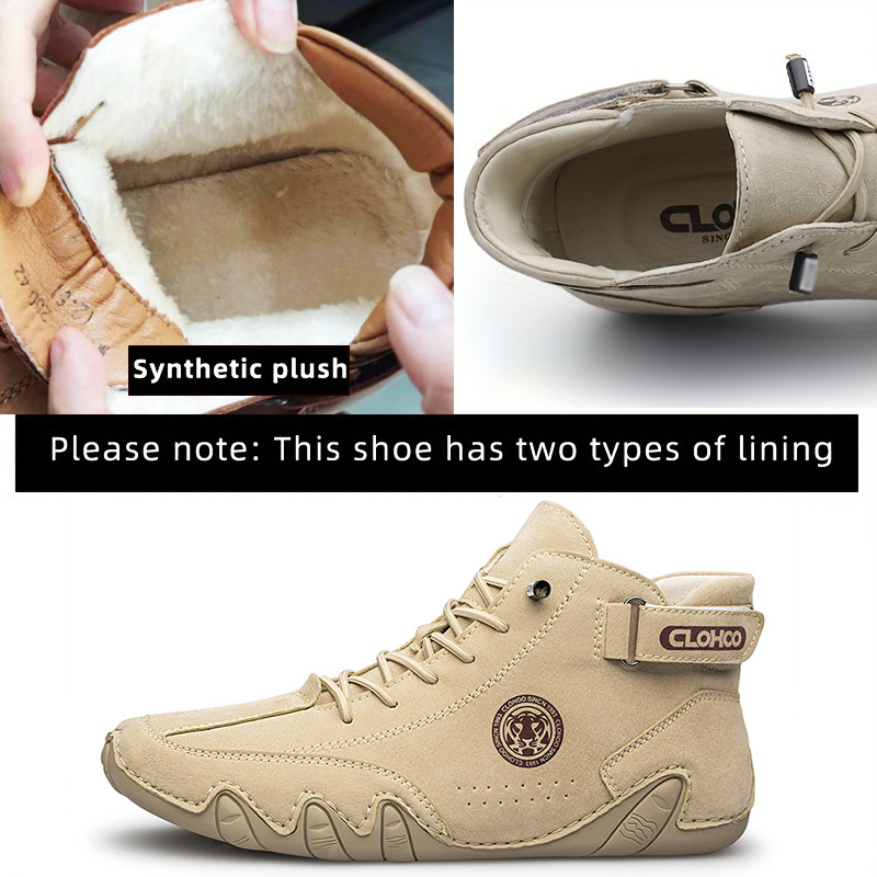 Robust men's combat boots, versatile and breathable