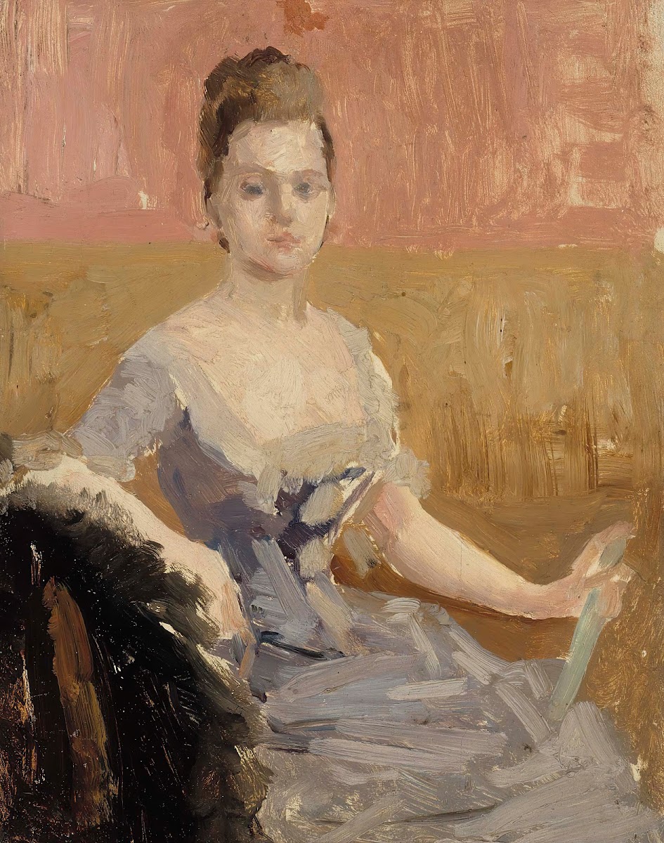 Portrait Study Of Countess Augusta Lewenhaupt 1887