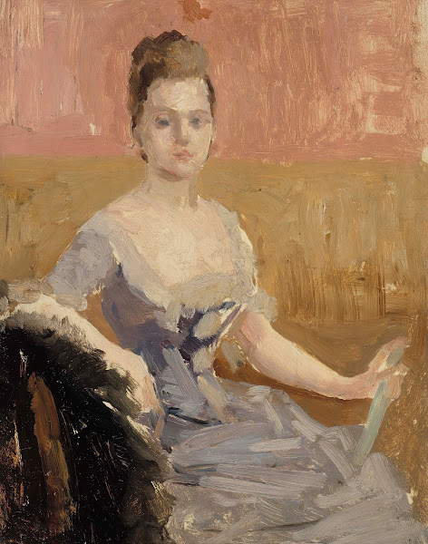 Portrait Study Of Countess Augusta Lewenhaupt 1887